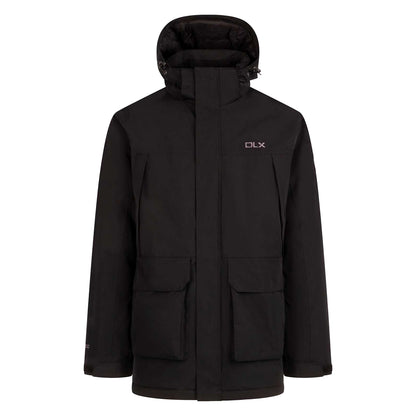 Black - Front - Trespass Mens Mullan II DLX Jacket