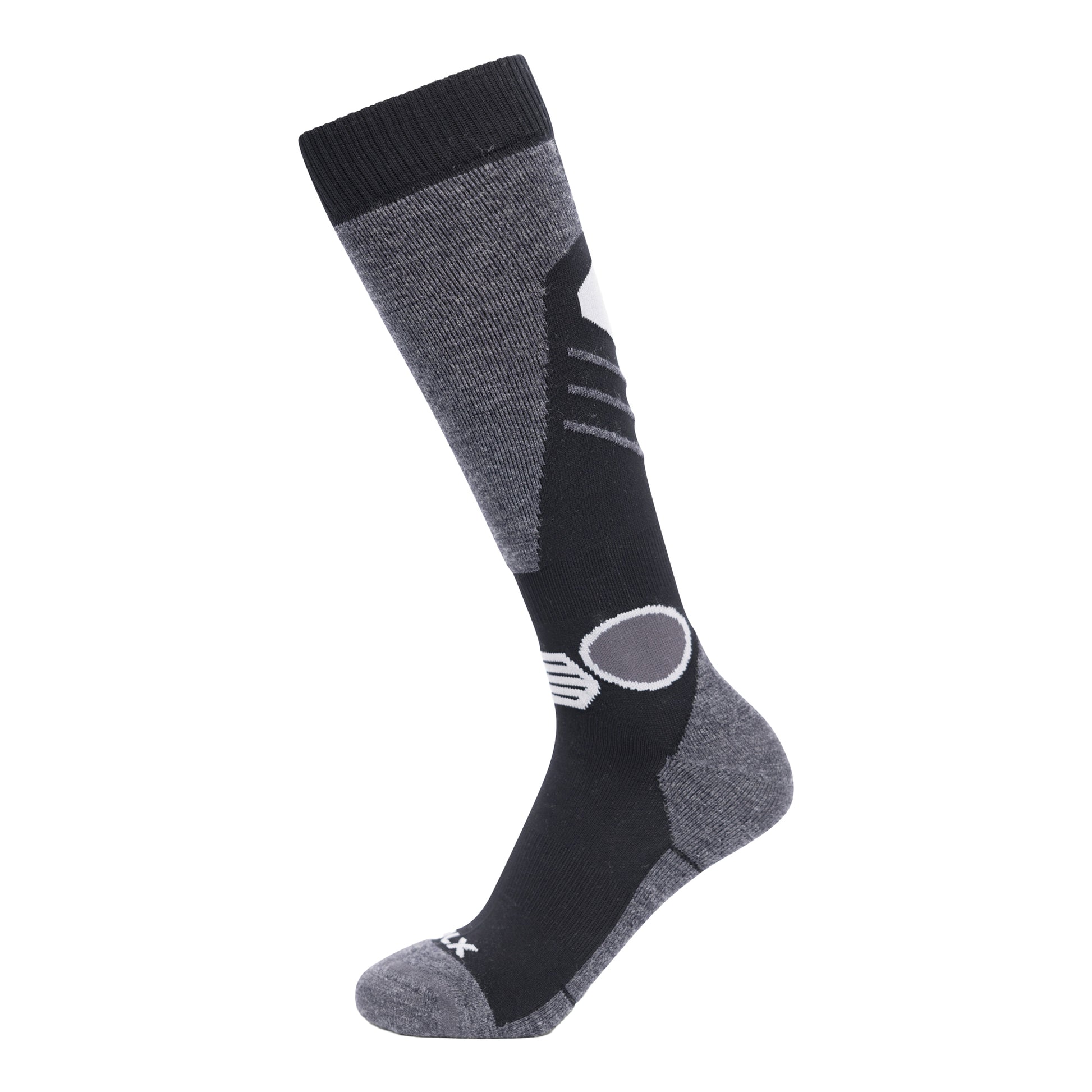 Black - Side - Trespass Unisex Adult Anselm DLX Ski Socks