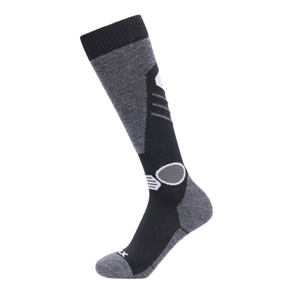 Black - Side - Trespass Unisex Adult Anselm DLX Ski Socks