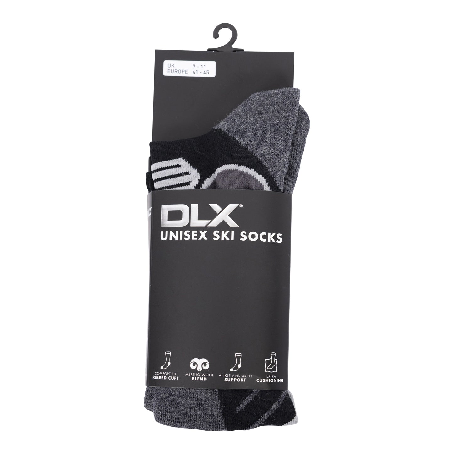 Black - Lifestyle - Trespass Unisex Adult Anselm DLX Ski Socks
