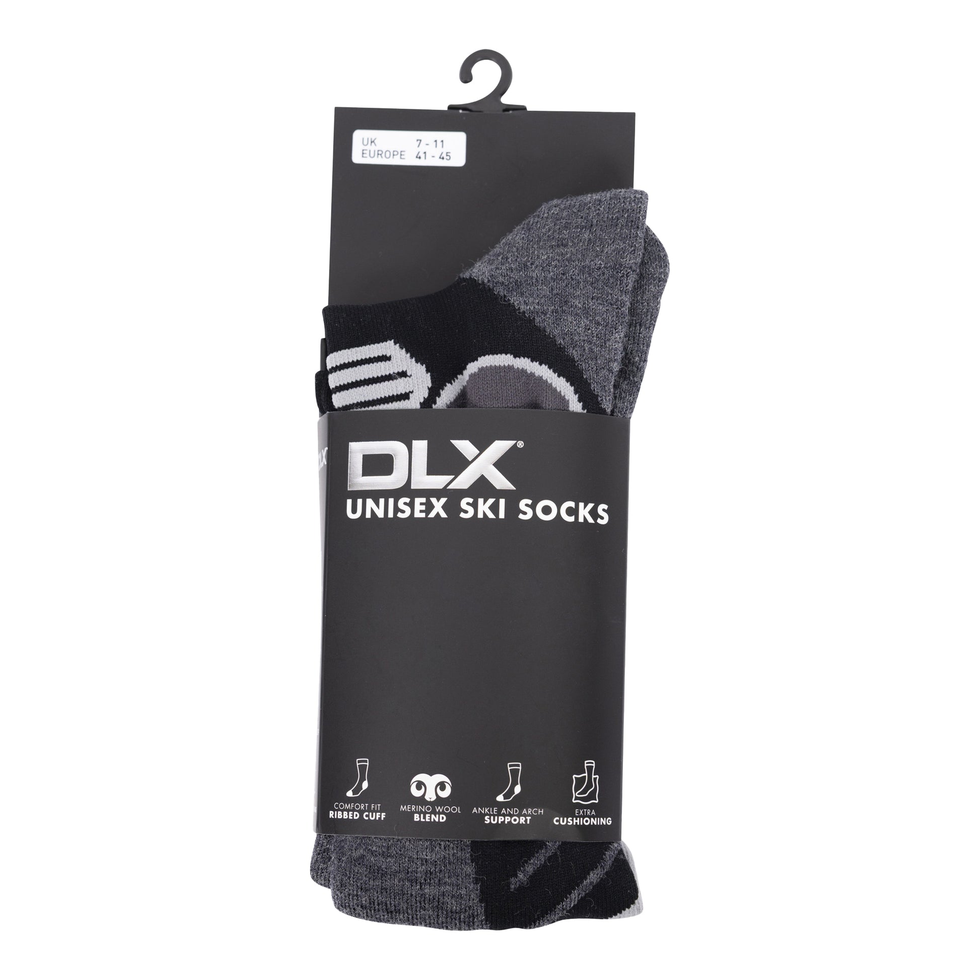 Black - Lifestyle - Trespass Unisex Adult Anselm DLX Ski Socks