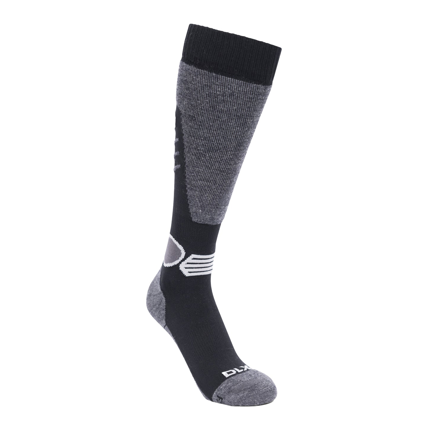 Black - Front - Trespass Unisex Adult Anselm DLX Ski Socks