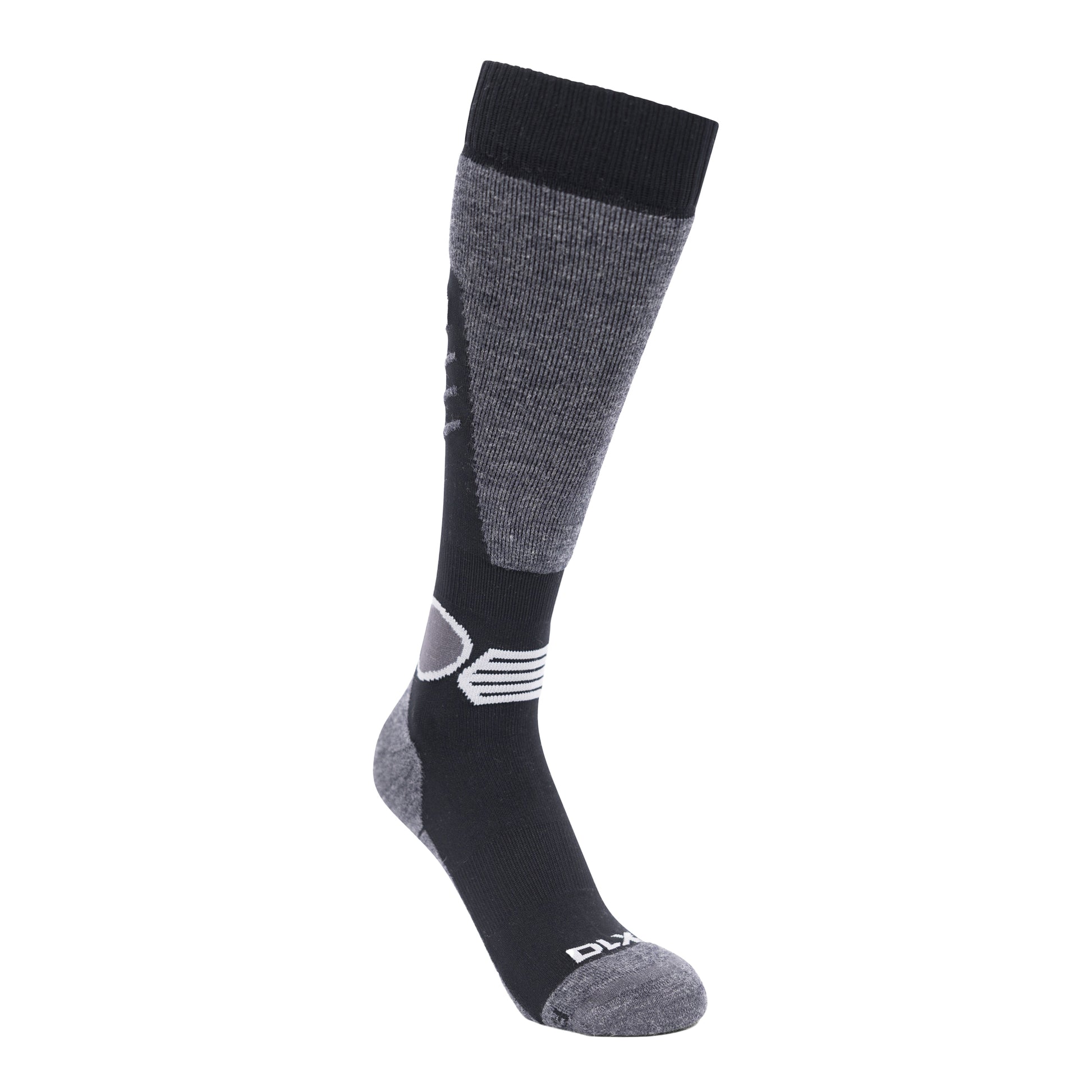 Black - Front - Trespass Unisex Adult Anselm DLX Ski Socks