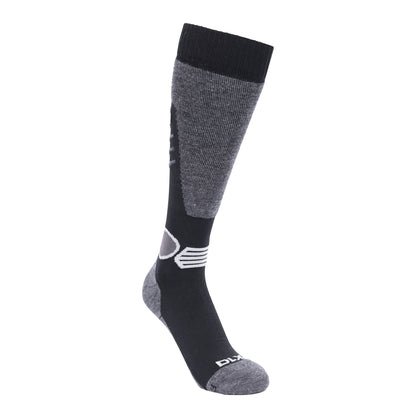 Black - Front - Trespass Unisex Adult Anselm DLX Ski Socks