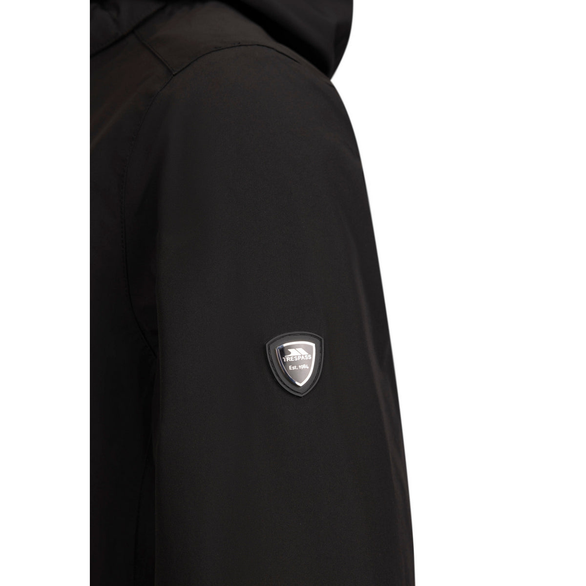 Black - Pack Shot - Trespass Womens-Ladies Hosho Waterproof Jacket