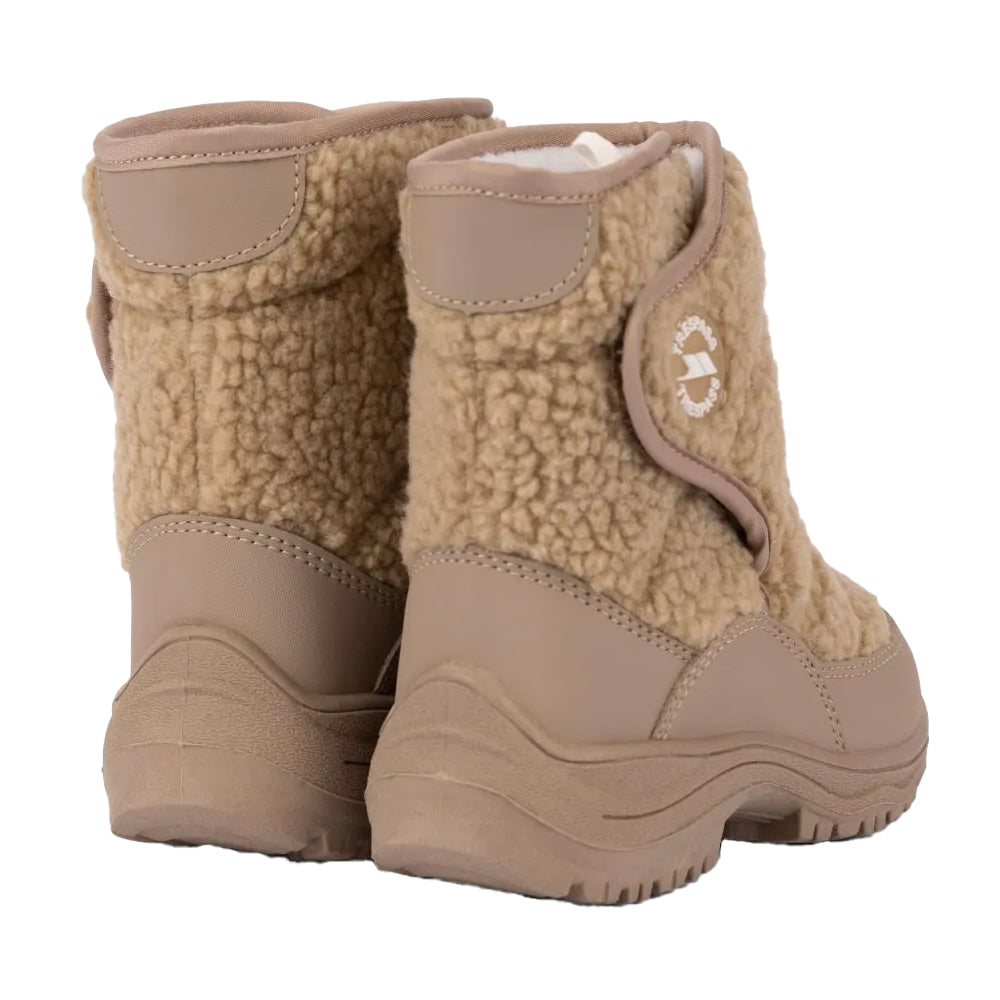 Beige - Back - Trespass Childrens-Kids Ewe Snow Boots