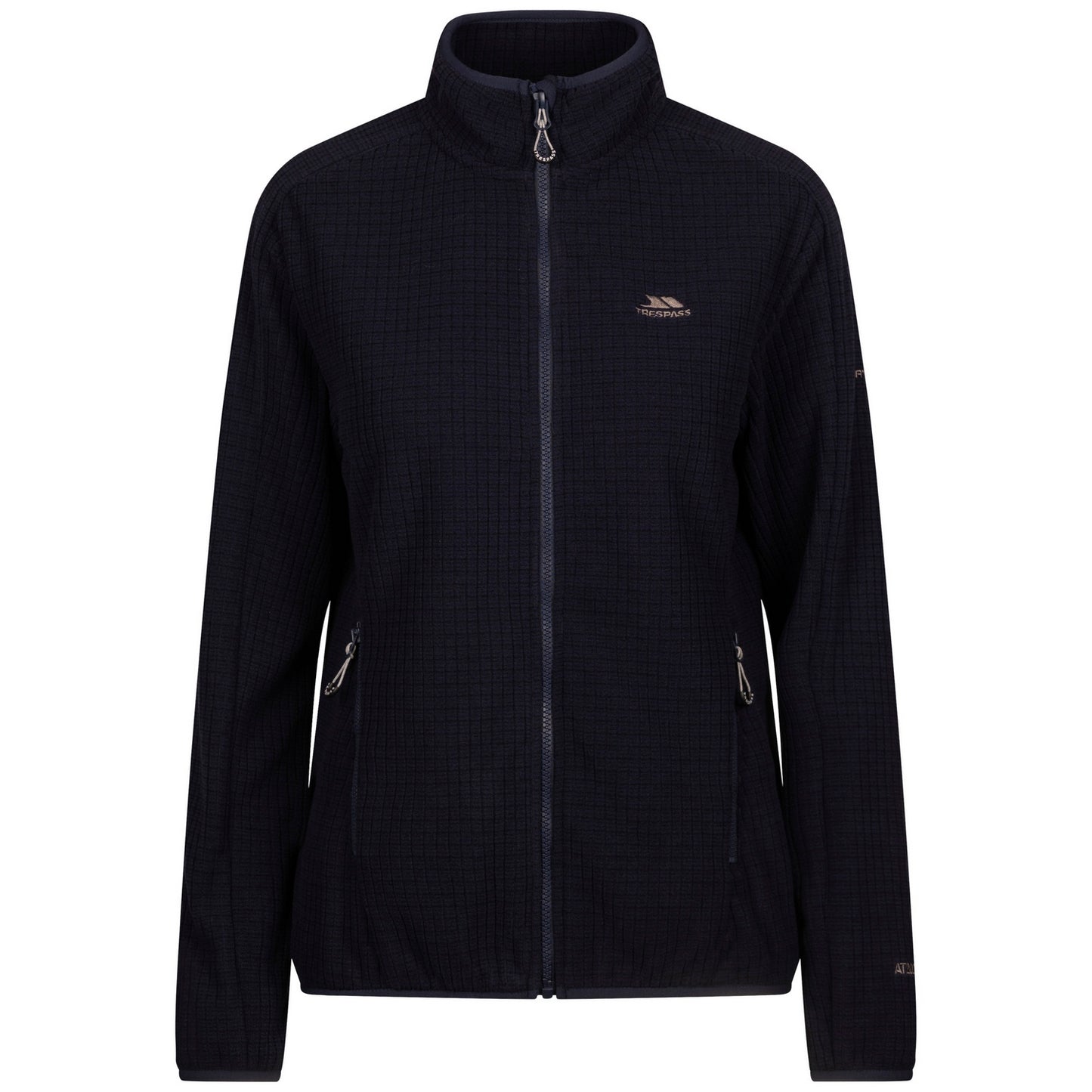 Navy - Front - Trespass Womens-Ladies Celia Fleece Jacket