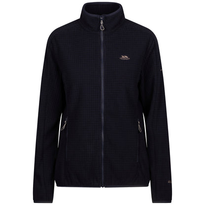 Navy - Front - Trespass Womens-Ladies Celia Fleece Jacket