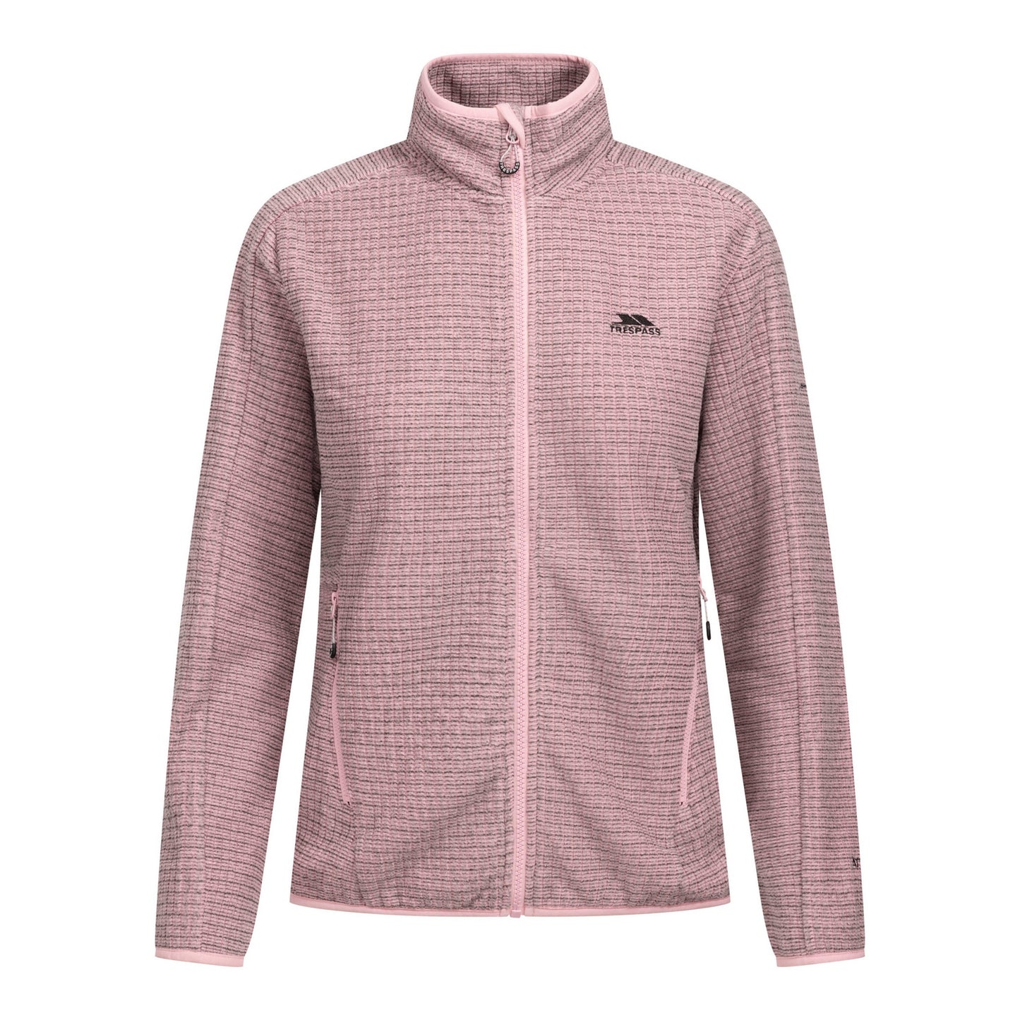 Carnation - Front - Trespass Womens-Ladies Celia Fleece Jacket