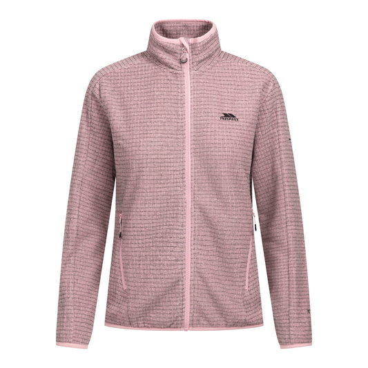 Carnation - Front - Trespass Womens-Ladies Celia Fleece Jacket