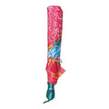Black-Pink - Side - Trespass Womens-Ladies Peace Floral Folding Umbrella