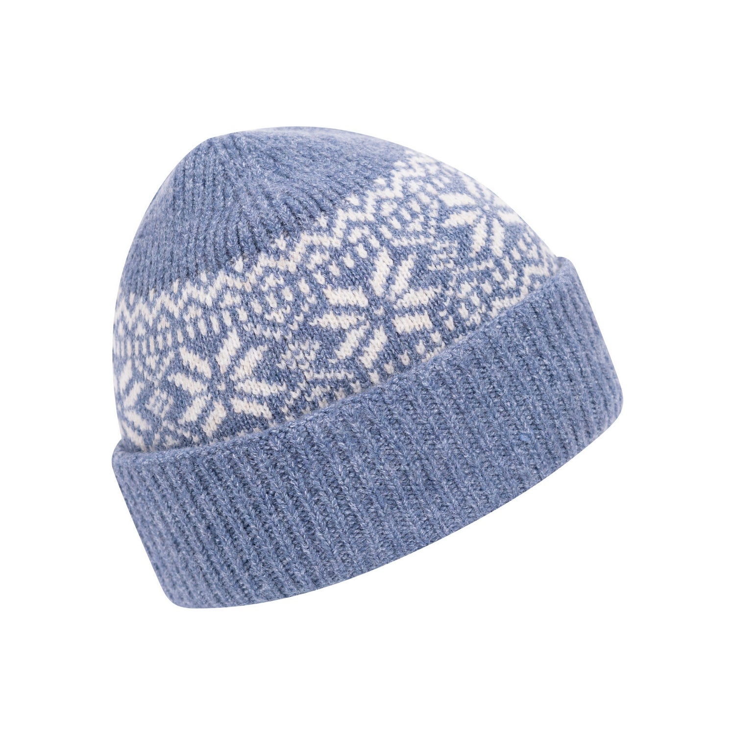 Blue Tone - Back - Trespass Unisex Adult Kailer Fair Isle Knitted Beanie