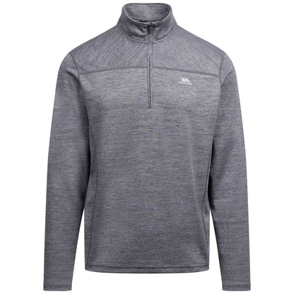 Dark Grey - Front - Trespass Mens Marshall Marl Jumper