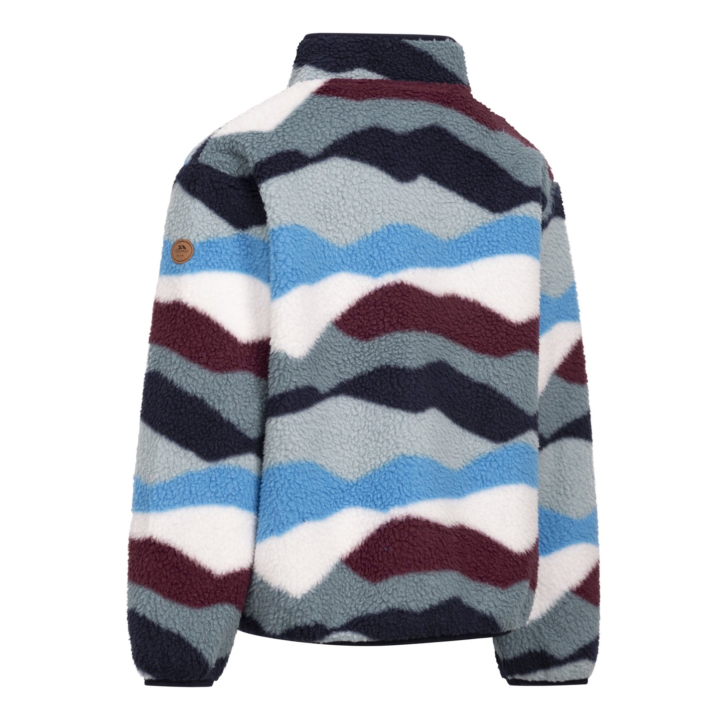 Cobalt - Back - Trespass Childrens-Kids Ovie Half Zip Fleece Top