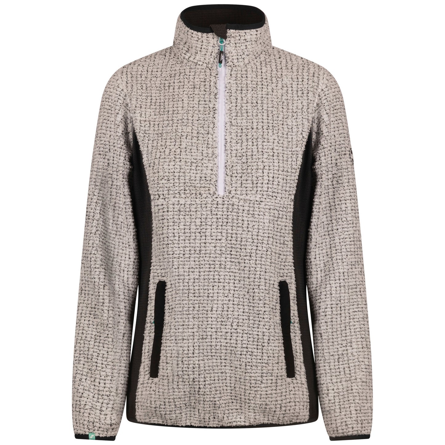 Grey Marl - Front - Trespass Womens-Ladies Lia Half Zip Fleece Top