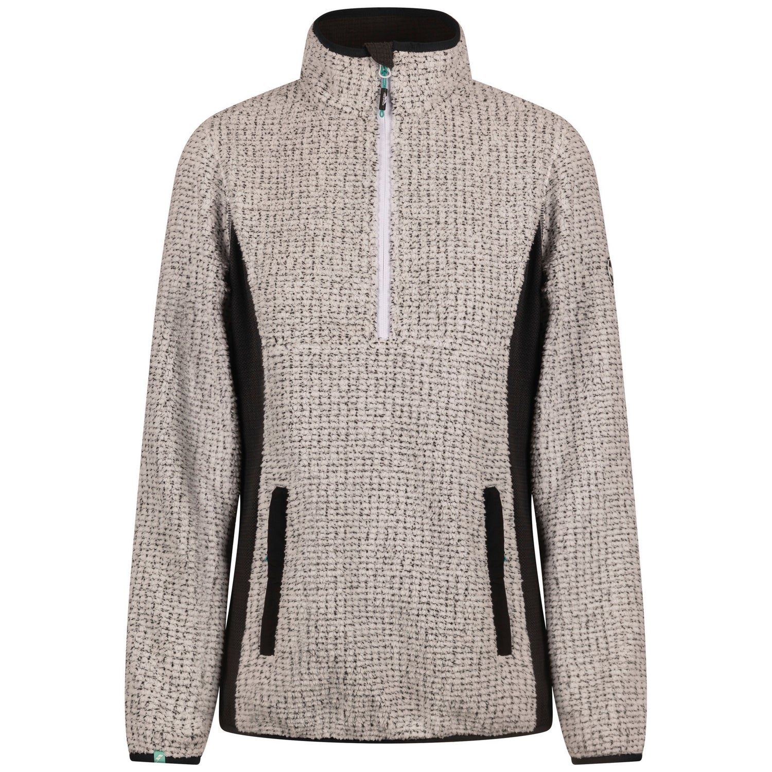 Grey Marl - Front - Trespass Womens-Ladies Lia Half Zip Fleece Top