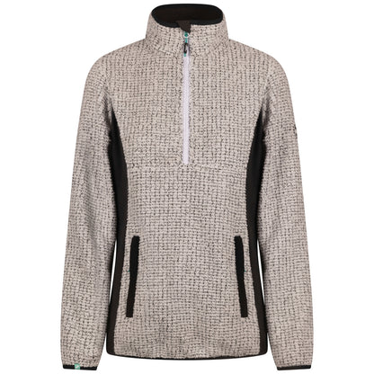 Grey Marl - Front - Trespass Womens-Ladies Lia Half Zip Fleece Top