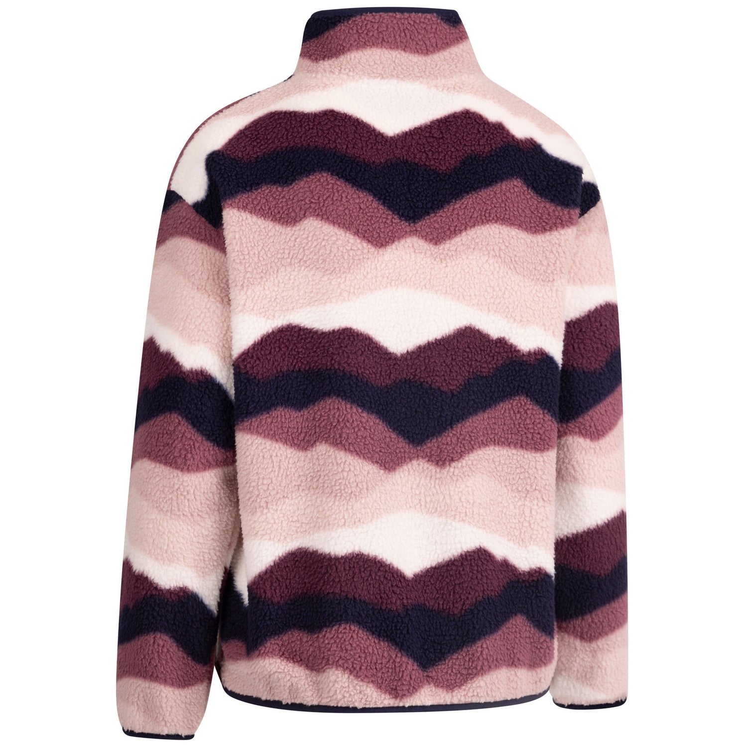 Pink-Purple-White - Back - Trespass Womens-Ladies Ovie Mountain AT200 Half Zip Fleece Top