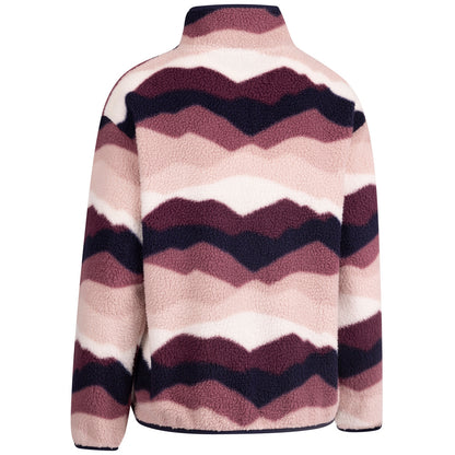 Pink-Purple-White - Back - Trespass Womens-Ladies Ovie Mountain AT200 Half Zip Fleece Top