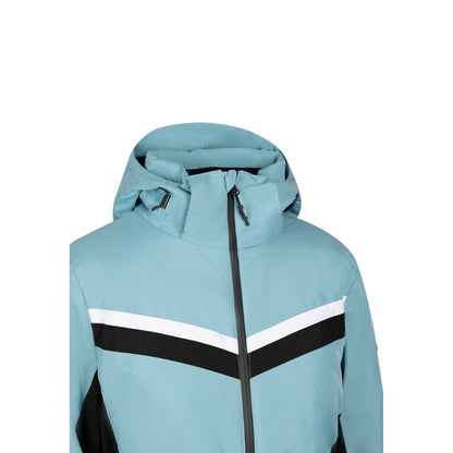 Blue Jade - Side - Trespass Womens-Ladies Emma Padded Ski Jacket