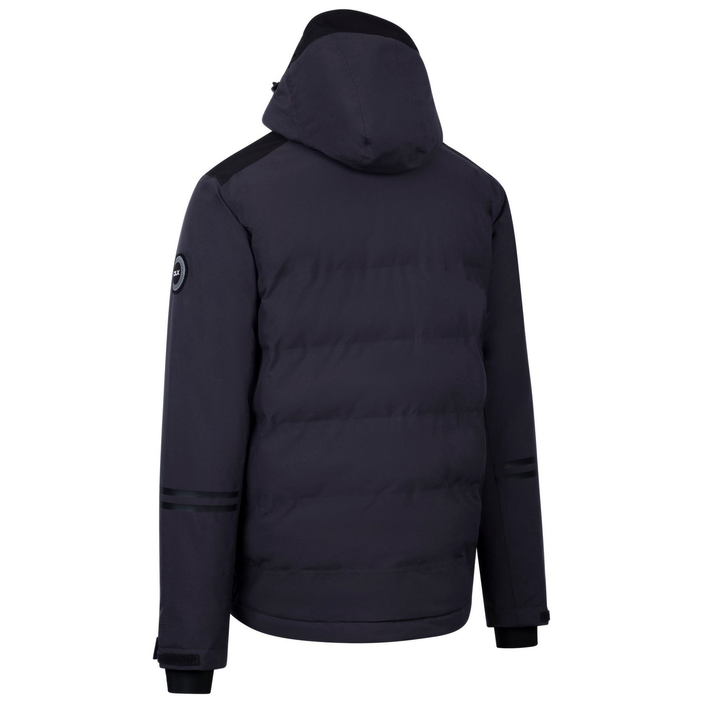 Dark Grey - Back - Trespass Mens Kenneth Padded Ski Jacket