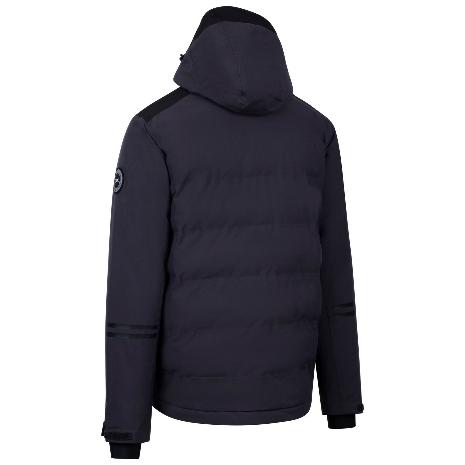 Dark Grey - Back - Trespass Mens Kenneth Padded Ski Jacket