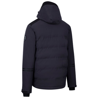 Dark Grey - Back - Trespass Mens Kenneth Padded Ski Jacket