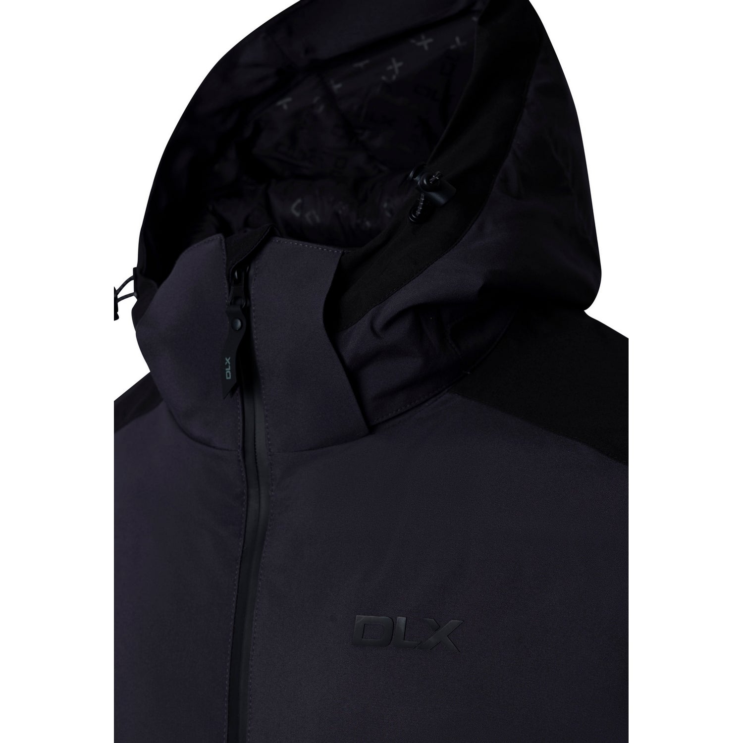 Dark Grey - Side - Trespass Mens Kenneth Padded Ski Jacket