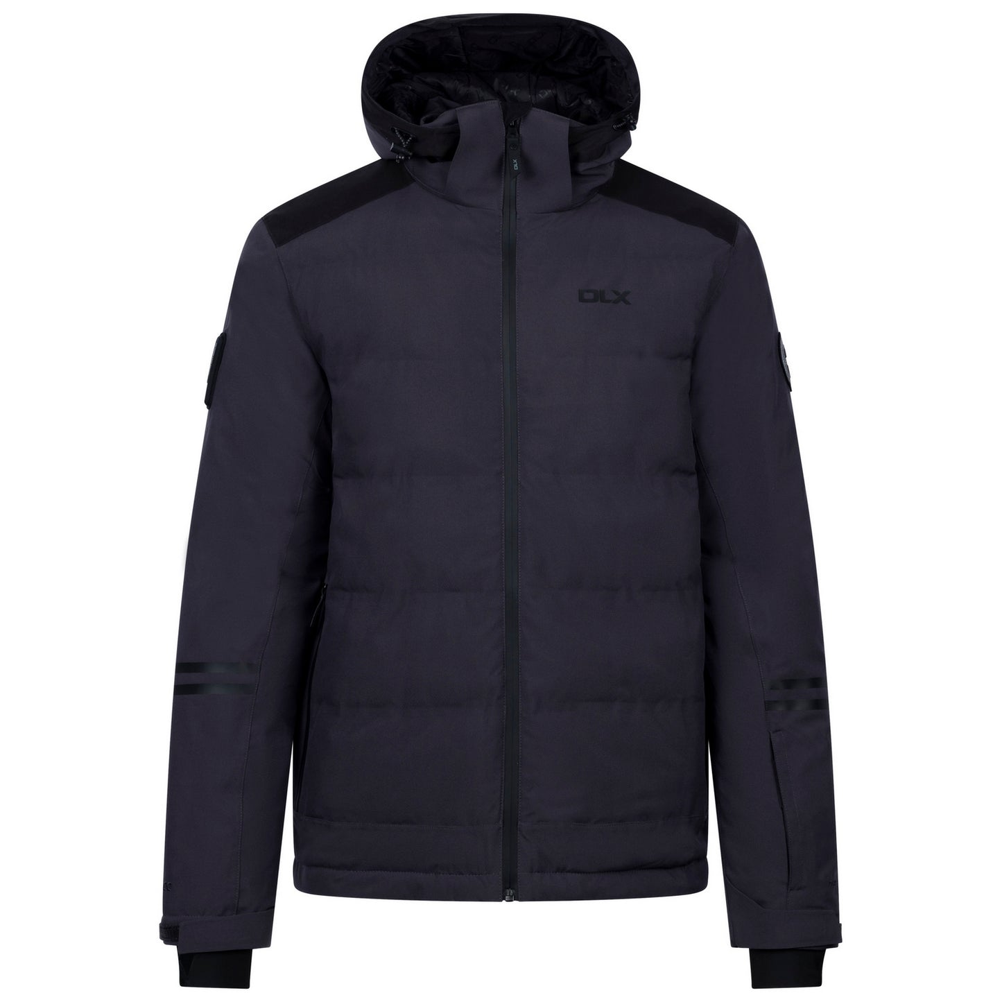 Dark Grey - Front - Trespass Mens Kenneth Padded Ski Jacket