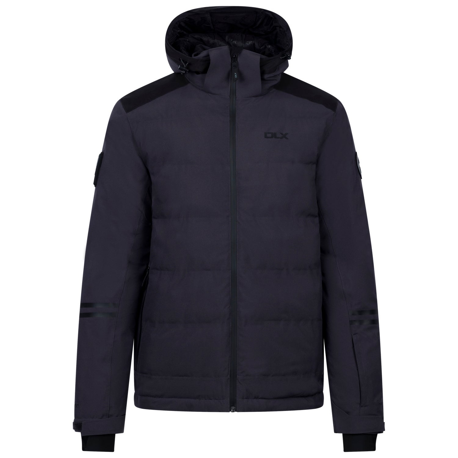 Dark Grey - Front - Trespass Mens Kenneth Padded Ski Jacket