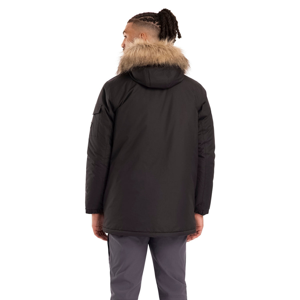 Black - Lifestyle - Trespass Mens Alexsander Waterproof Jacket