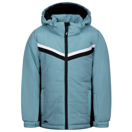 Blue Jade - Front - Trespass Girls Amaya Ski Jacket