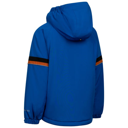 Blue - Back - Trespass Boys Peter Waterproof Ski Jacket