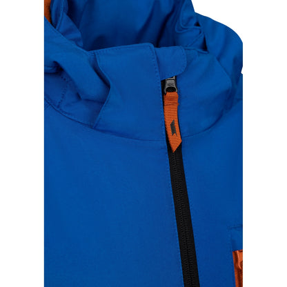 Blue - Side - Trespass Boys Peter Waterproof Ski Jacket