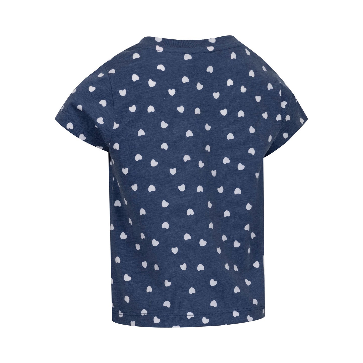 Blue Tone - Back - Trespass Girls Hira Hearts T-Shirt