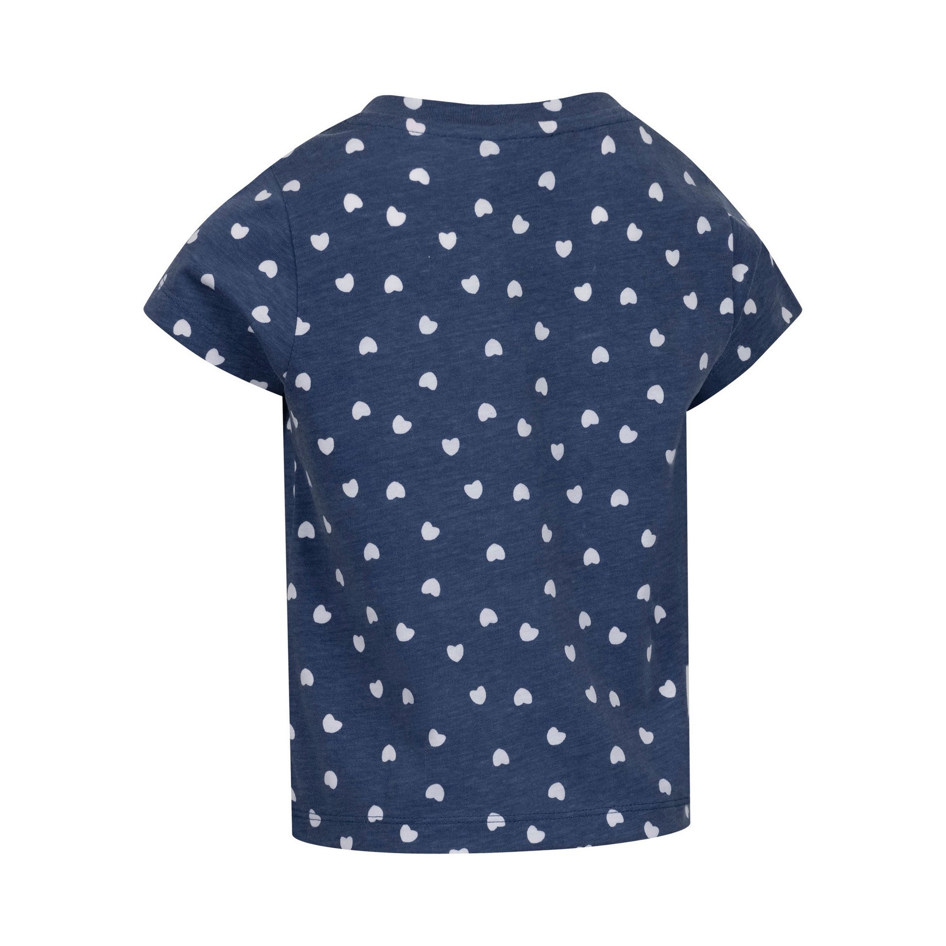 Blue Tone - Back - Trespass Girls Hira Hearts T-Shirt