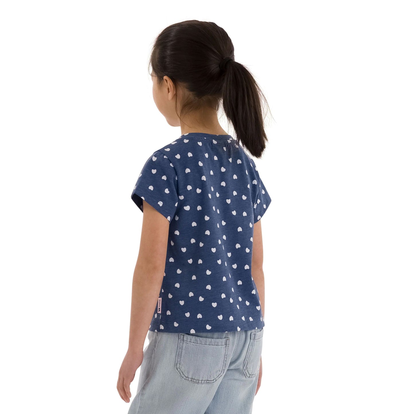 Blue Tone - Lifestyle - Trespass Girls Hira Hearts T-Shirt