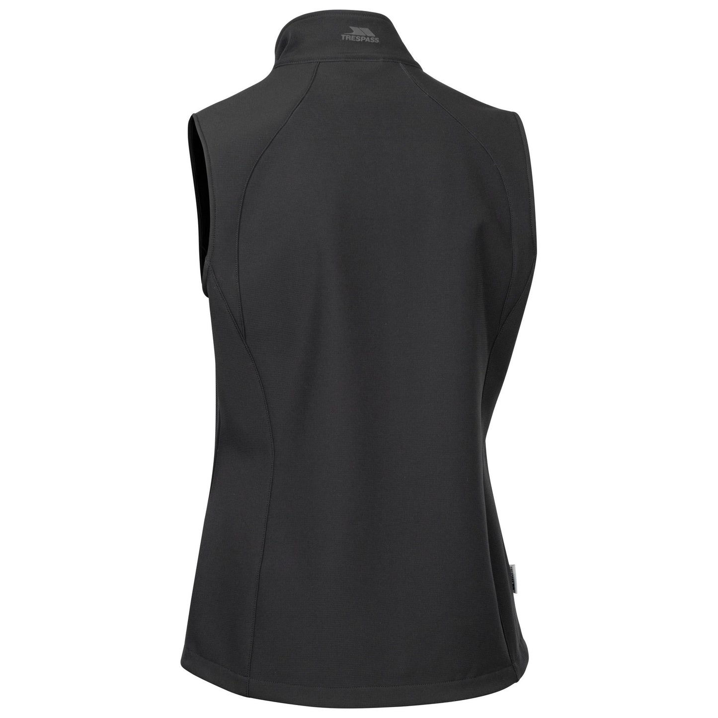 Black - Back - Trespass Womens-Ladies Mahall Softshell Gilet