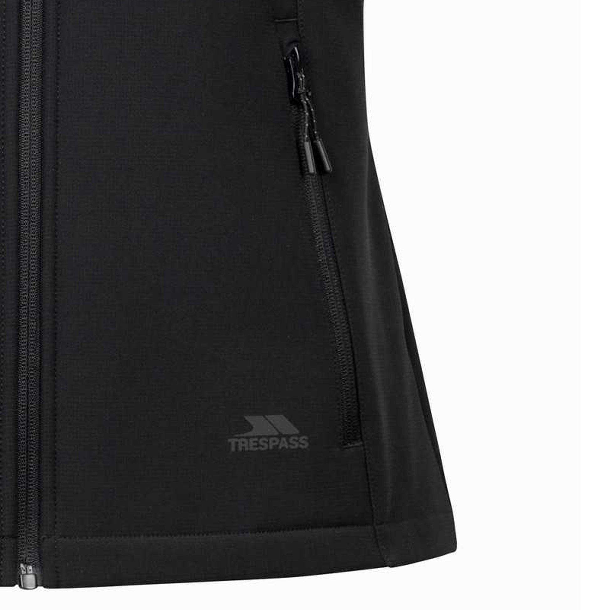 Black - Lifestyle - Trespass Womens-Ladies Mahall Softshell Gilet