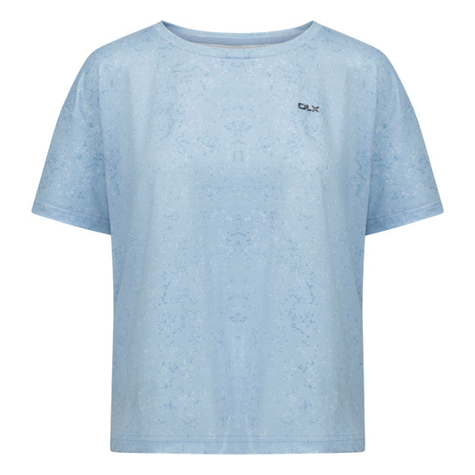 Blue Haze Print - Front - Trespass Womens-Ladies Nicoletti DLX T-Shirt