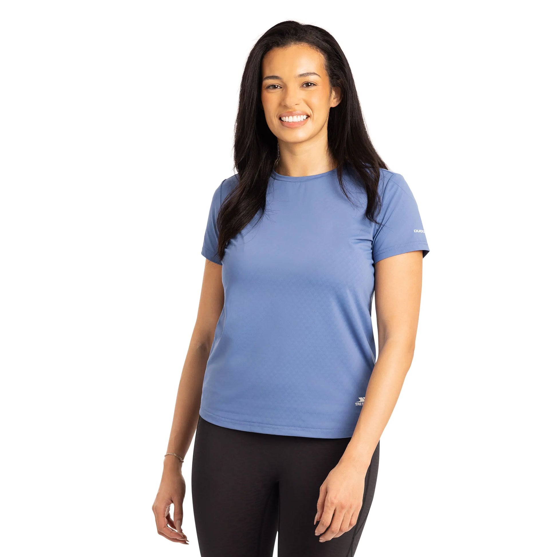 Coastal Blue - Side - Trespass Womens-Ladies Arielle Active T-Shirt