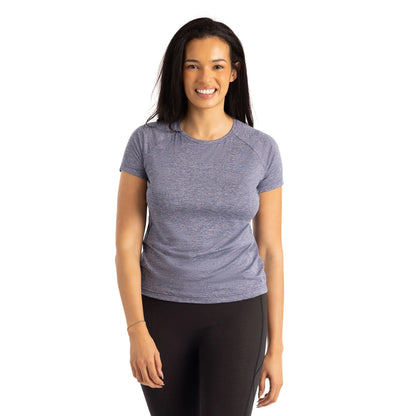 Navy Marl - Side - Trespass Womens-Ladies Josefina DLX T-Shirt
