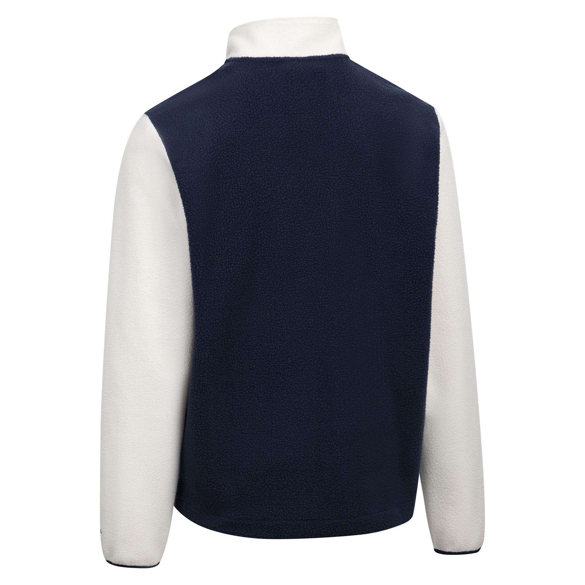 Off White-Navy-Orange - Back - Trespass Mens Hamish AT200 Fleece Jacket