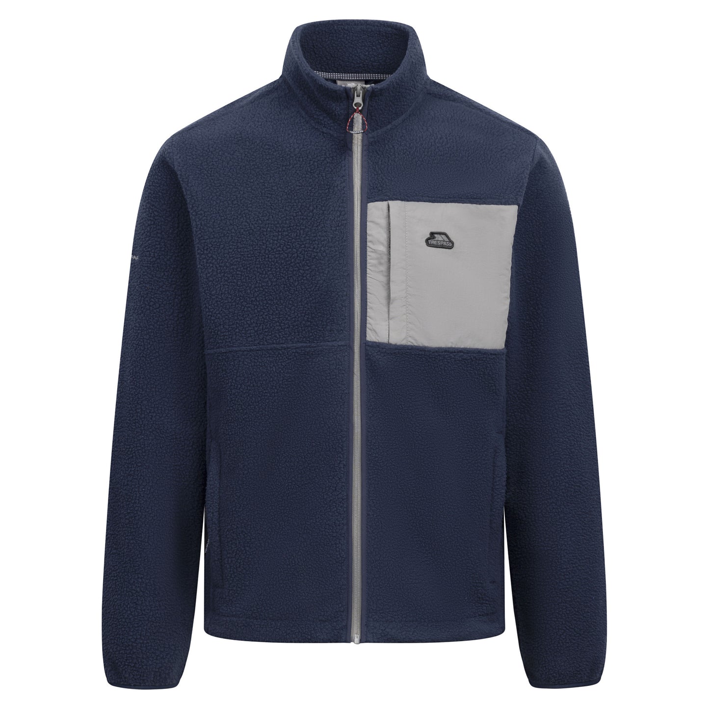 Navy - Front - Trespass Mens Hamish AT200 Fleece Jacket