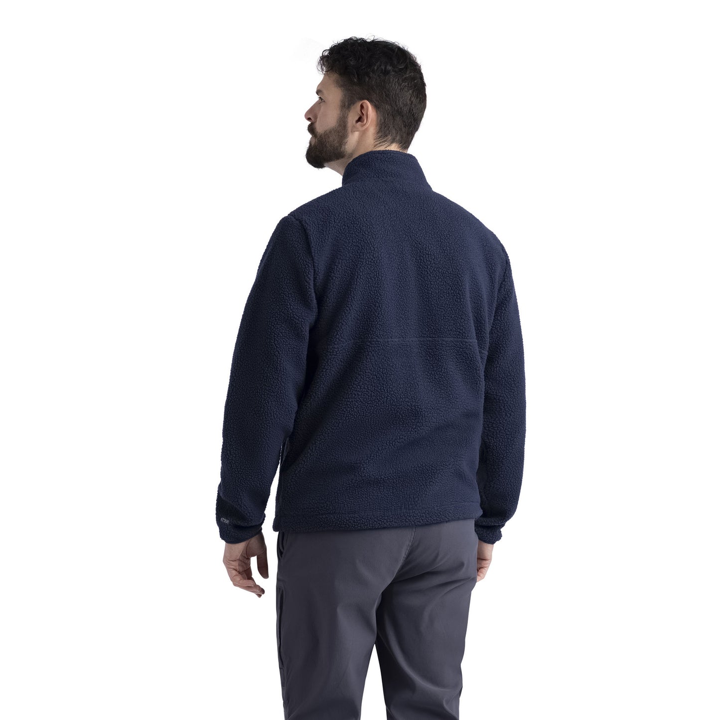 Navy - Lifestyle - Trespass Mens Hamish AT200 Fleece Jacket