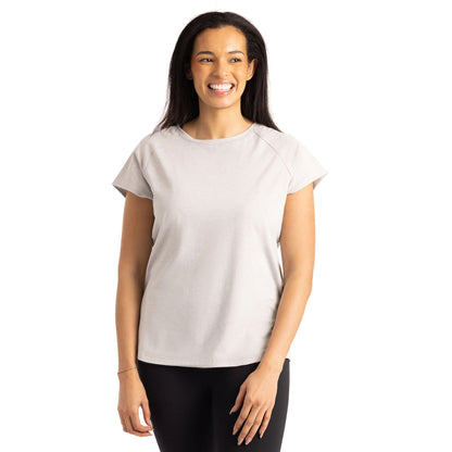 Grey Marl - Side - Trespass Womens-Ladies Marsaili T-Shirt