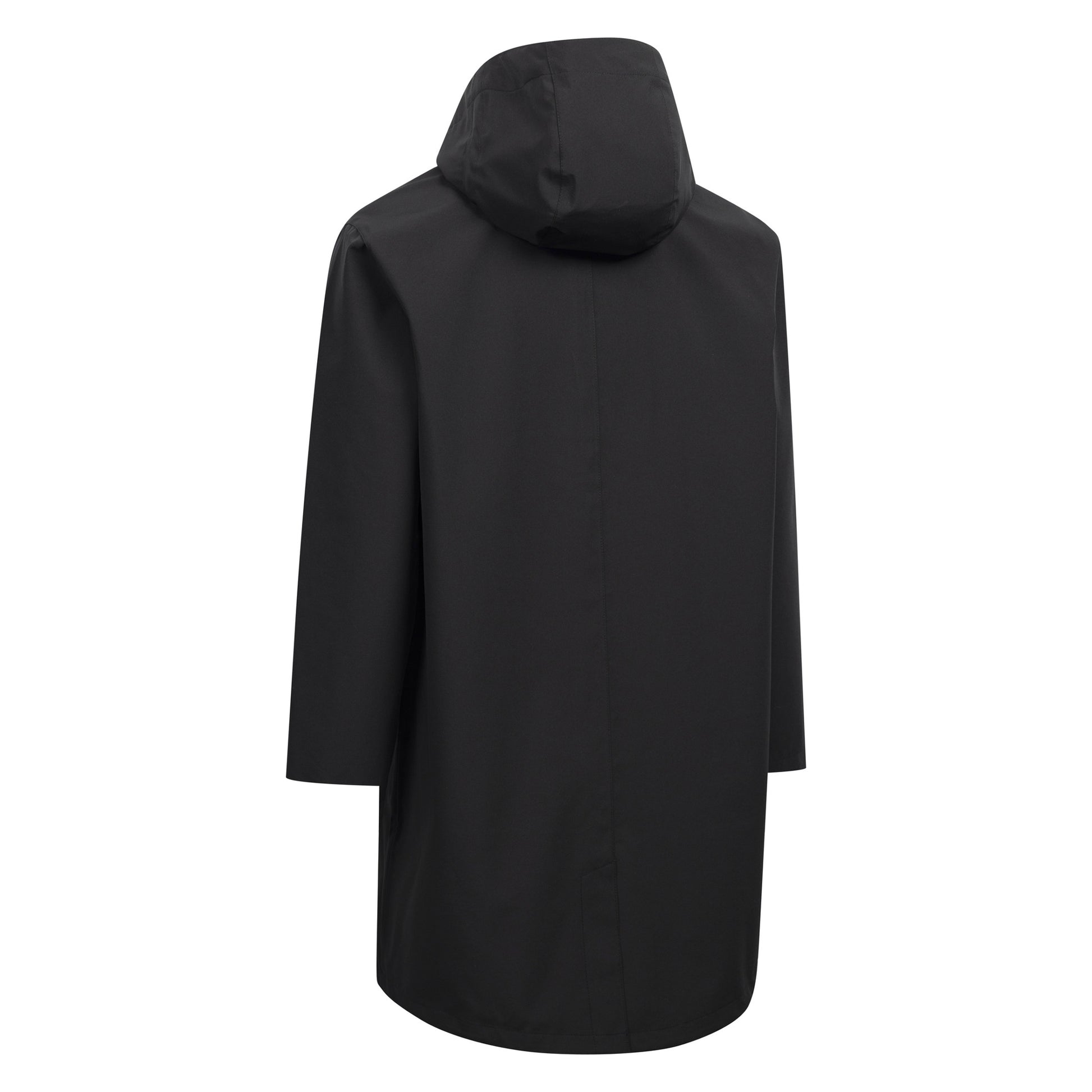 Black - Back - Trespass Mens Uisdean Waterproof Jacket