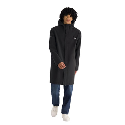 Black - Side - Trespass Mens Uisdean Waterproof Jacket