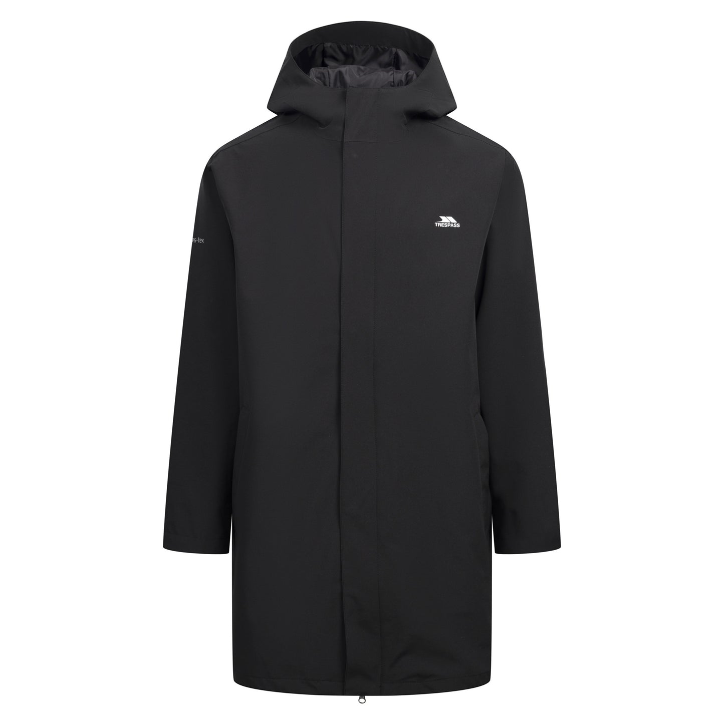 Black - Front - Trespass Mens Uisdean Waterproof Jacket