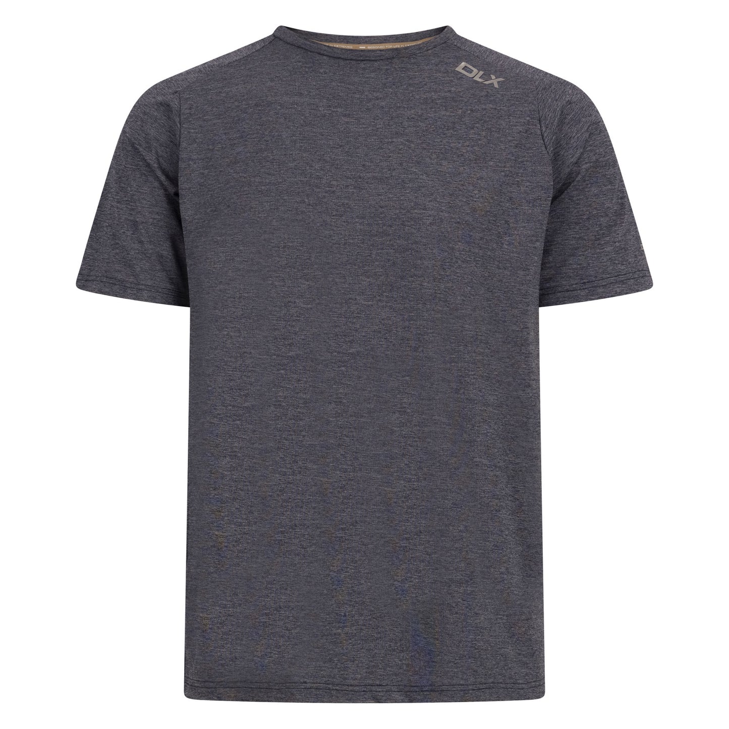 Navy Marl - Front - Trespass Mens Conall DLX T-Shirt